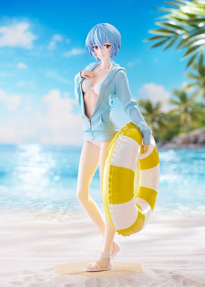 Rebuild of Evangelion - Rei Ayanami, Pop Up Parade L PVC Statue Beach Queens: 22 cm