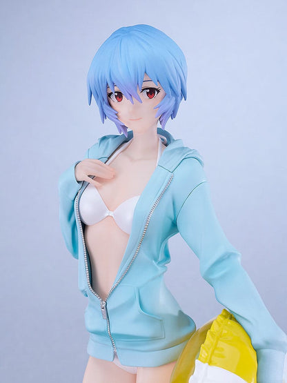 Rebuild of Evangelion - Rei Ayanami, Pop Up Parade L PVC Statue Beach Queens: 22 cm