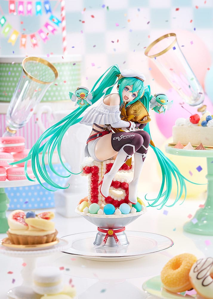 Hatsune Miku - Racing Miku, Characters PVC Statue 1/6 2023 - 15th Anniversary Ver. 26 cm
