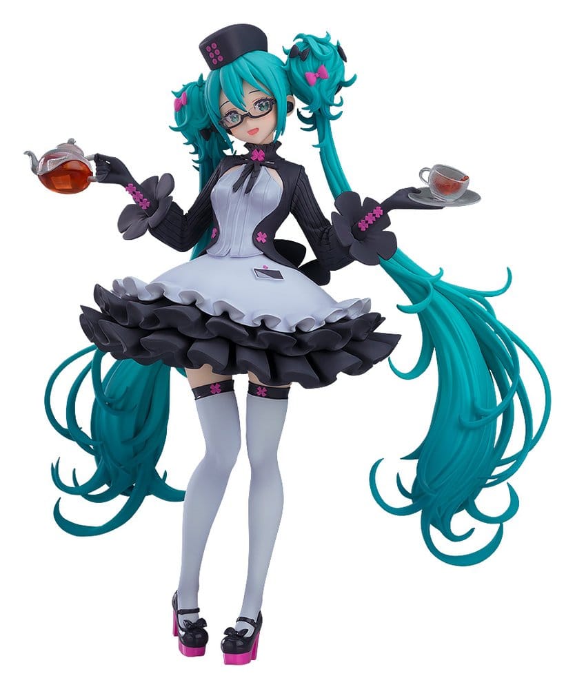Character Vocal Series 01 - Hatsune Miku, Pop Up Parade Hatsune Miku: Glasses x Café Ver. 18 cm