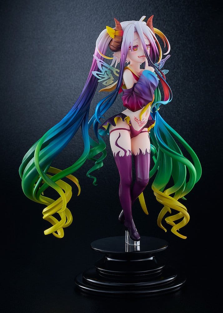 No Game No Life - Shiro, PVC Figure 1/7 Black 26 cm