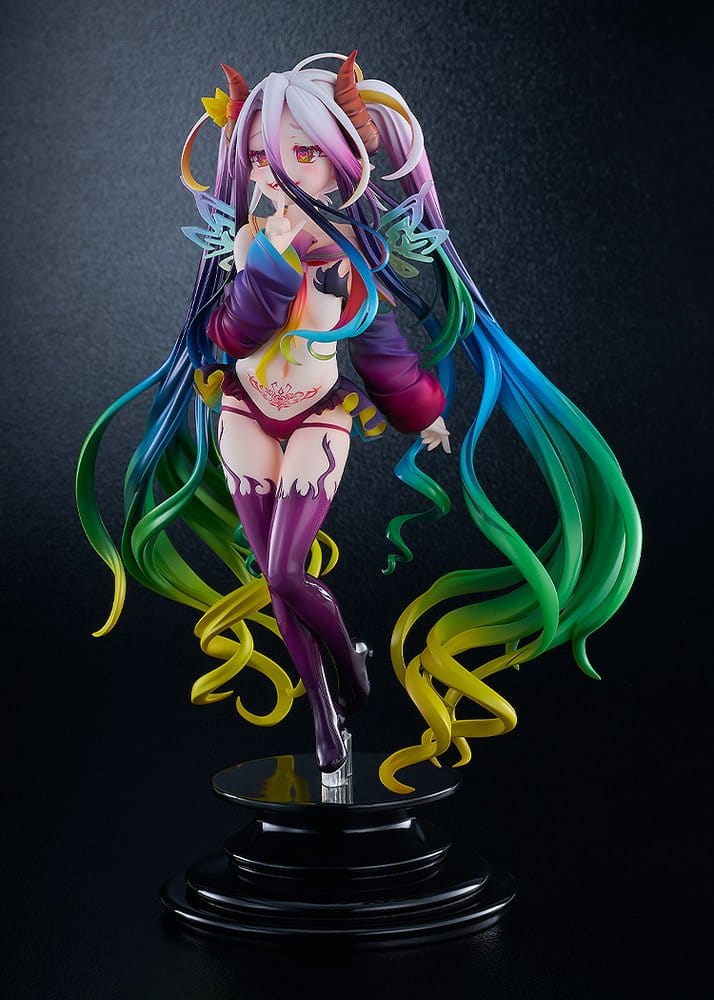 No Game No Life - Shiro, PVC Figure 1/7 Black 26 cm