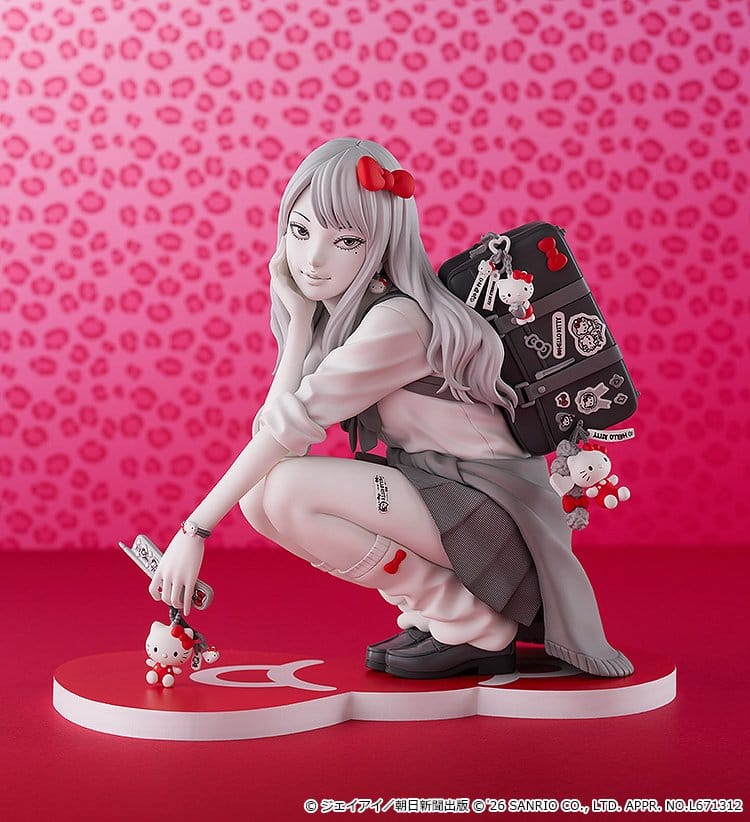 Junji Ito - Gyaru Tomie x Hello Kitty, PVC Figur 14 cm