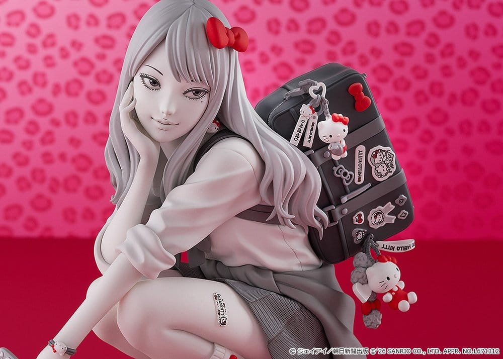 Junji Ito - Gyaru Tomie x Hello Kitty, PVC Figur 14 cm