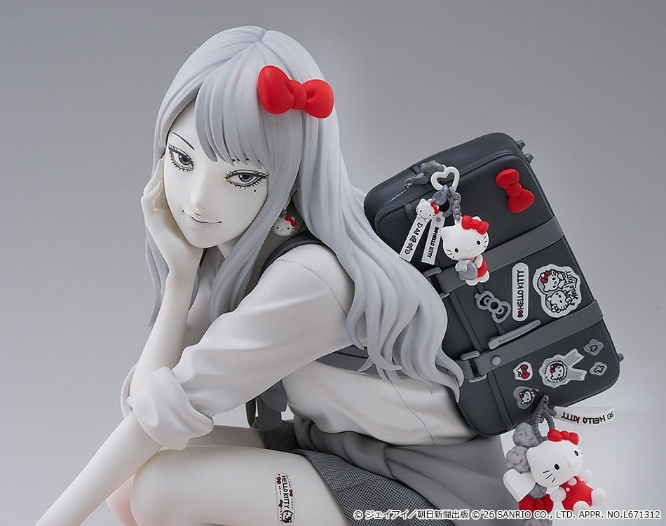 Junji Ito - Gyaru Tomie x Hello Kitty, PVC Figur 14 cm