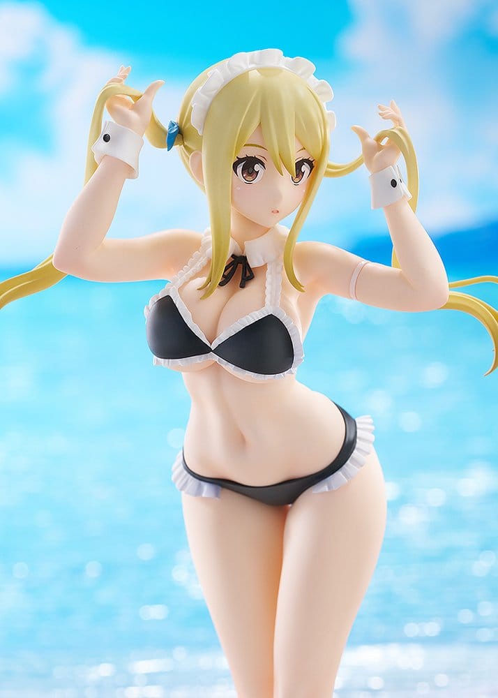 Fairy Tail - Lucy Heartfilia, 100 Years Quest Beach Queens Pop Up Parade PVC Statue: Virgo Form Swimsuit Ver. L Size 23 cm