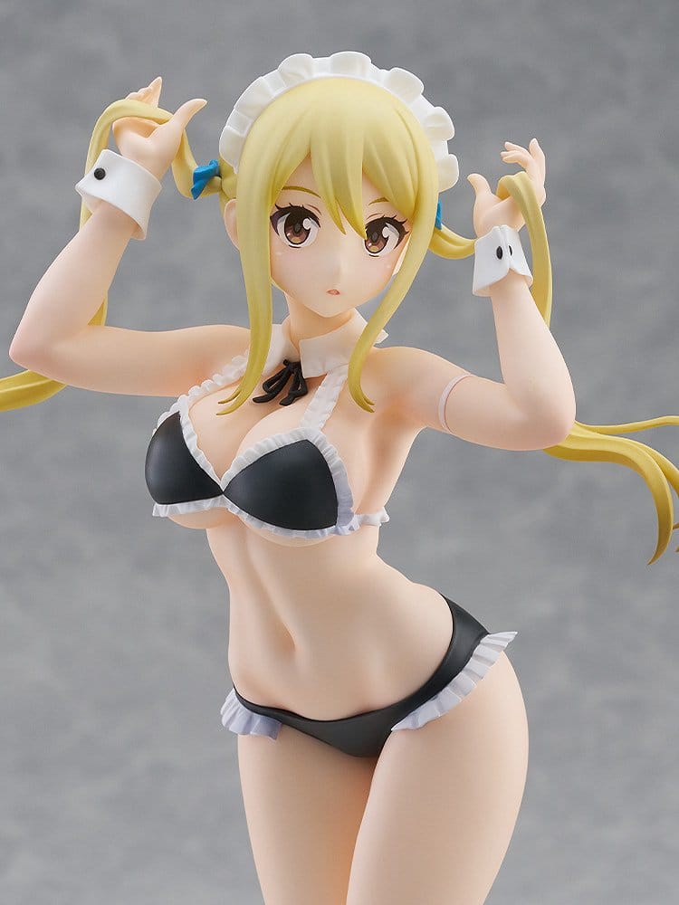 Fairy Tail - Lucy Heartfilia, 100 Years Quest Beach Queens Pop Up Parade PVC Statue: Virgo Form Swimsuit Ver. L Size 23 cm