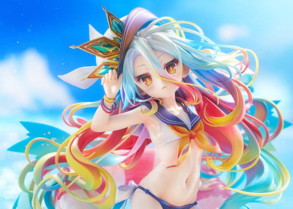 No Game No Life - Shiro, 1/7 Scale Figure: Sailor-Style Swimsuit Ver. 24 cm