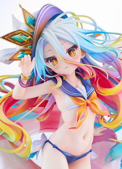 No Game No Life - Shiro, 1/7 Scale Figure: Sailor-Style Swimsuit Ver. 24 cm