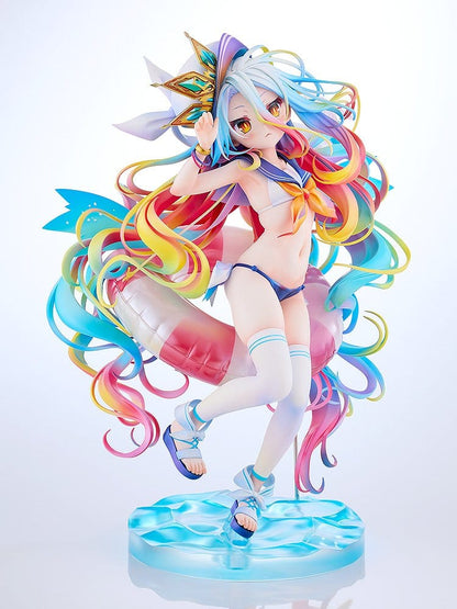 No Game No Life - Shiro, 1/7 Scale Figure: Sailor-Style Swimsuit Ver. 24 cm