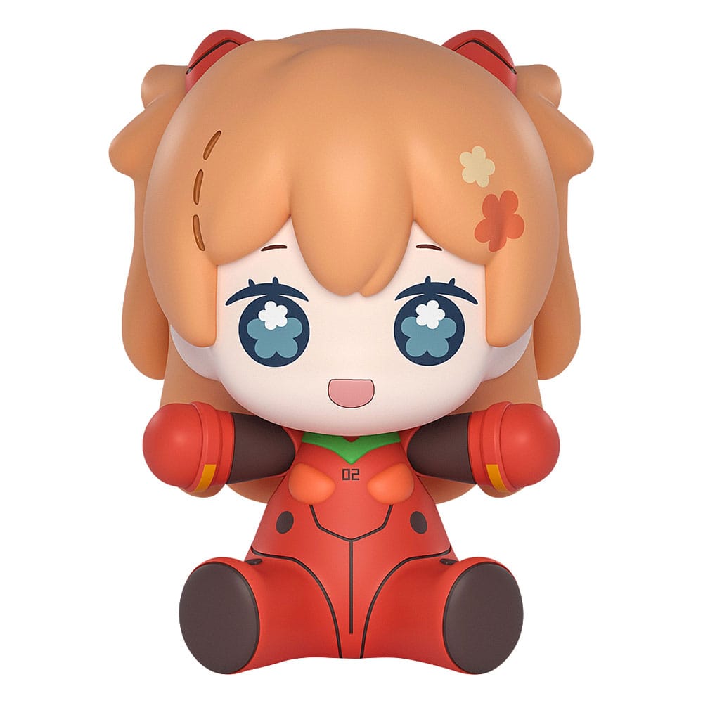Neon Genesis Evangelion - Asuka Shikinami Langley, Rebuild of Evangelion Huggy Good Smile Chibi Figure: Plugsuit Ver. 7 cm
