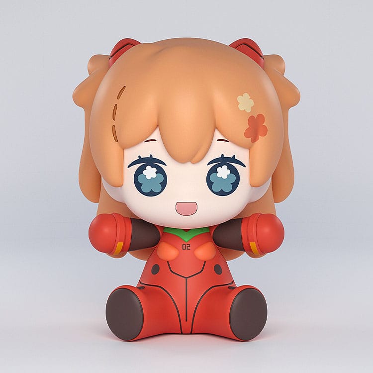 Neon Genesis Evangelion - Asuka Shikinami Langley, Rebuild of Evangelion Huggy Good Smile Chibi Figure: Plugsuit Ver. 7 cm