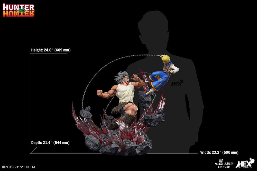 Hunter x Hunter - Kurapika Vs Uvogin Elite Dynamic Statue 1/6 61 cm