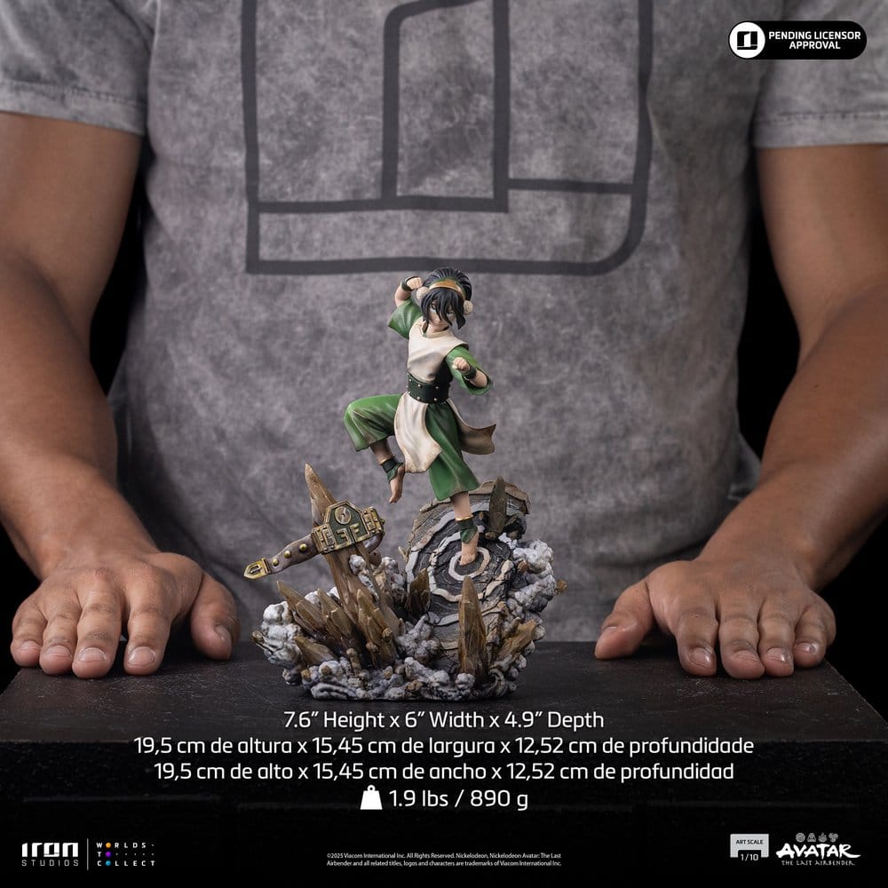Avatar: The Last Airbender - Toph, Scale Statue 1/10 20 cm