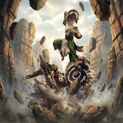 Avatar: The Last Airbender - Toph, Scale Statue 1/10 20 cm