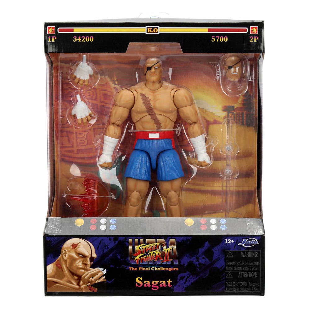 Ultra Street Fighter II - Sagat, The Final Challengers Action Figure 1/12 19 cm