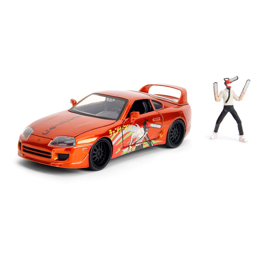 Chainsaw Man - Toyota Supra x Denji, Diecast Modell 1/24 1995