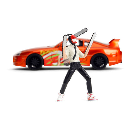 Chainsaw Man - Toyota Supra x Denji, Diecast Modell 1/24 1995