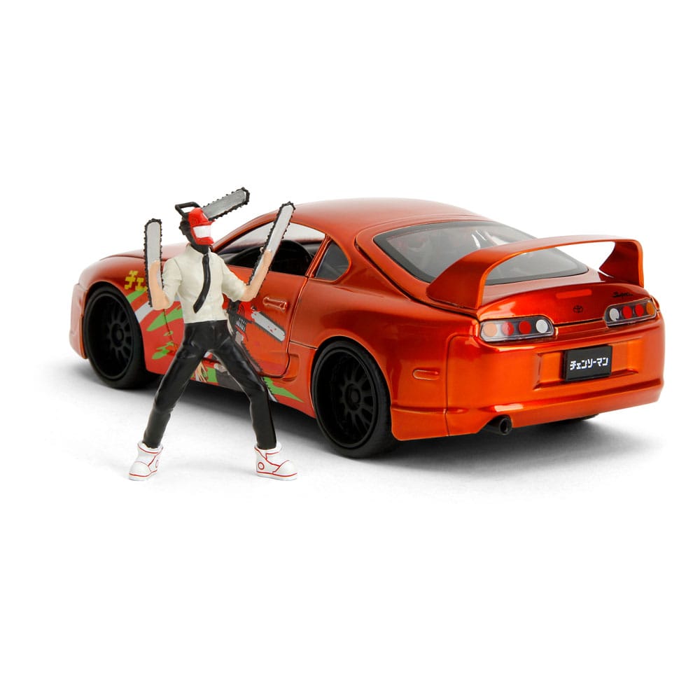 Chainsaw Man - Toyota Supra x Denji, Diecast Modell 1/24 1995