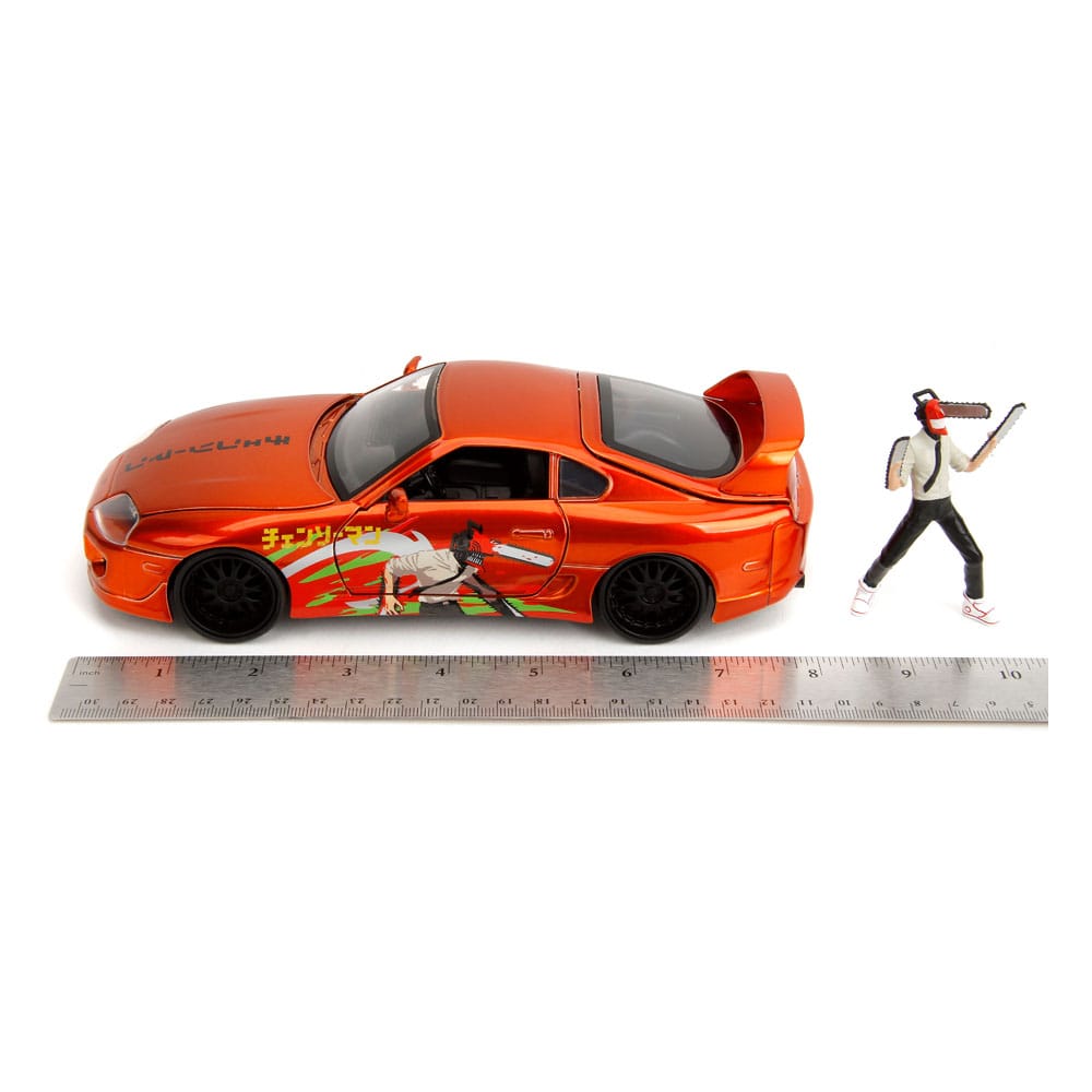 Chainsaw Man - Toyota Supra x Denji, Diecast Modell 1/24 1995