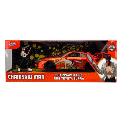 Chainsaw Man - Toyota Supra x Denji, Diecast Modell 1/24 1995