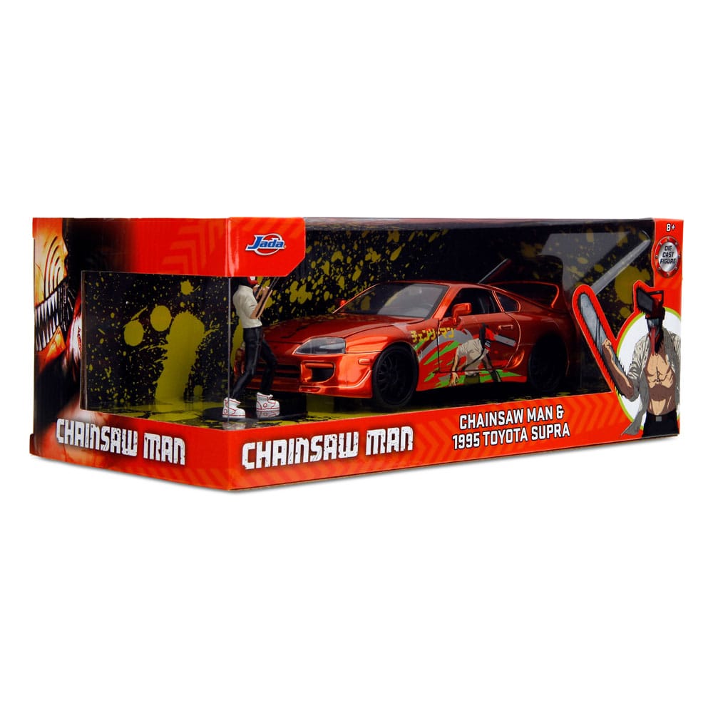 Chainsaw Man - Toyota Supra x Denji, Diecast Modell 1/24 1995