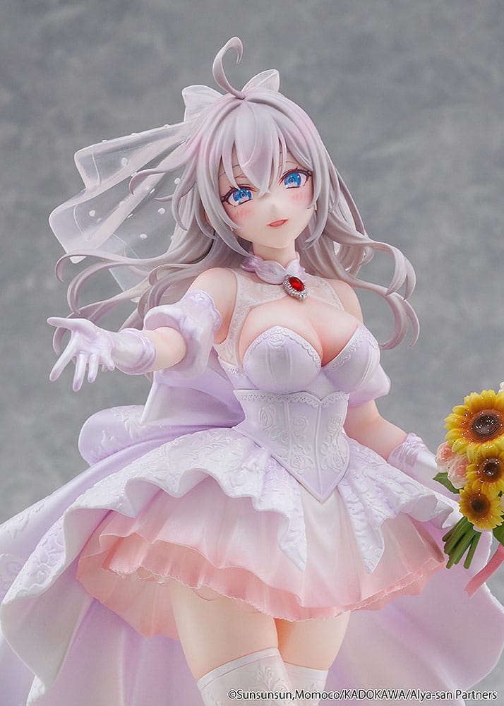 Alya Sometimes Hides Her Feelings in Russian - Alya, Statue 1/7 Alisa Mikhailovna Kujou Wedding Dress Ver. 24 cm