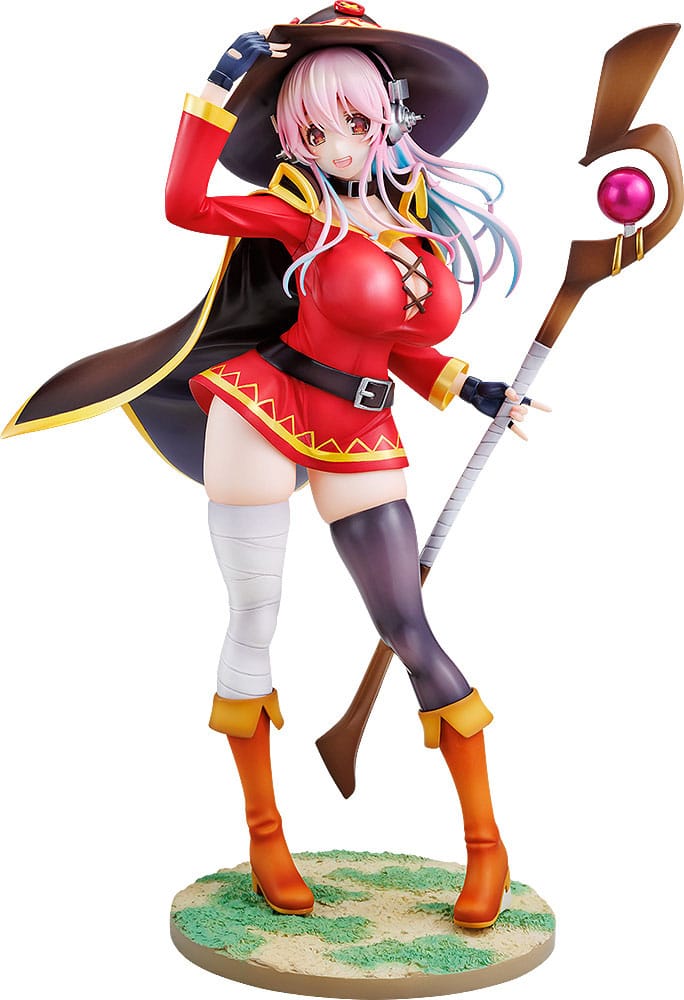 Konosuba x Super Sonico - Megumin, PVC Statue 1/7 Super Sonico collaboration Ver. 25 cm