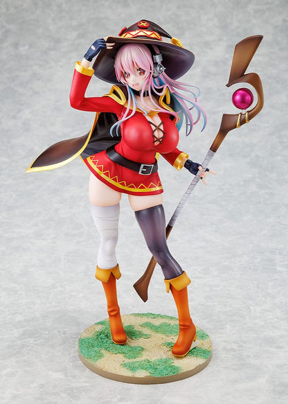 Konosuba x Super Sonico - Megumin, PVC Statue 1/7 Super Sonico collaboration Ver. 25 cm