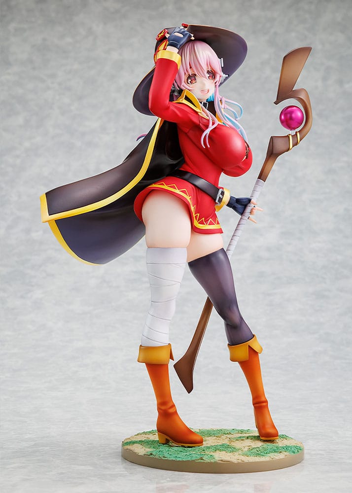 Konosuba x Super Sonico - Megumin, PVC Statue 1/7 Super Sonico collaboration Ver. 25 cm