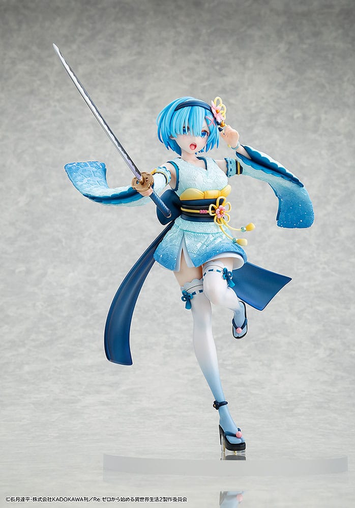 Re:ZERO (Starting Life in Another World) - Rem, PVC Statue 1/7 Combat Outfit Ver. 22 cm