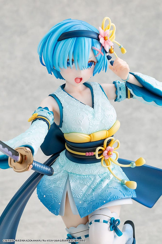 Re:ZERO (Starting Life in Another World) - Rem, PVC Statue 1/7 Combat Outfit Ver. 22 cm