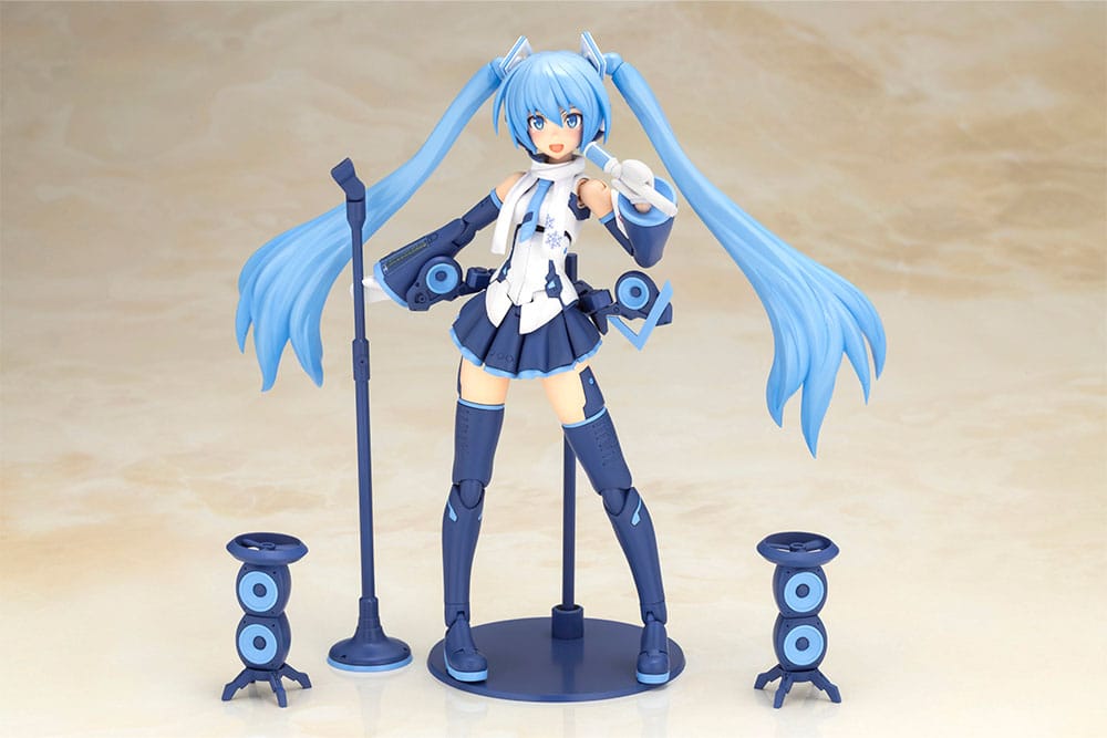 Frame Arms Girl x Hatsune Miku - Miku, Snow Plastic Model Kit Frame Music Girl Another Color Ver. 15 cm