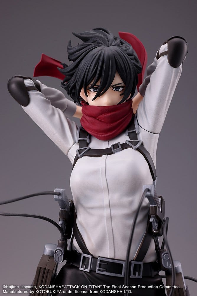 Attack on Titan - Mikasa Ackerman, Oshi Works PVC Figur The Final Season Ver. 25 cm
