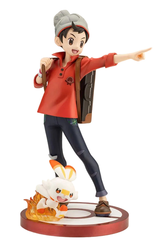 Pokémon - Victor & Scorbunny, ARTFXJ Statue 1/8 21 cm