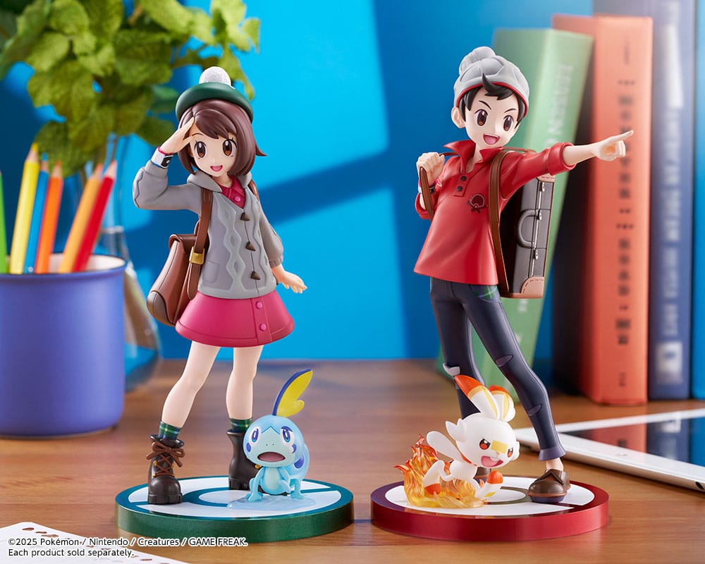 Pokémon - Victor & Scorbunny, ARTFXJ Statue 1/8 21 cm