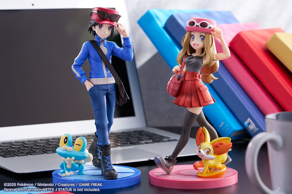 Pokémon - Calem & Froxy, ARTFXJ Statue 1/8 20 cm