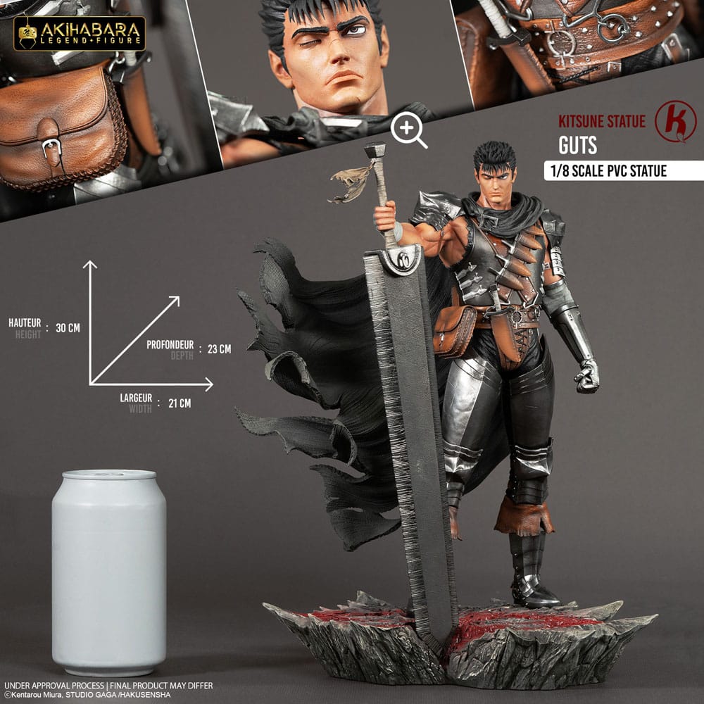 Berserk - Guts, Akihabara Legend Figure PVC Statue 1/8 30 cm