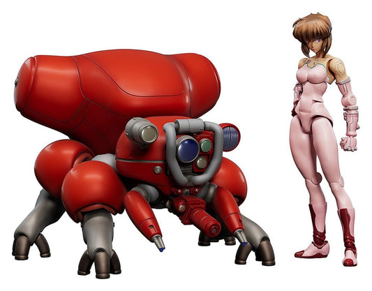Ghost in the Shell - Motoko Kusanagi with Fuchikoma, PLAMAX minimum factory Plastic Model Kit 8 cm