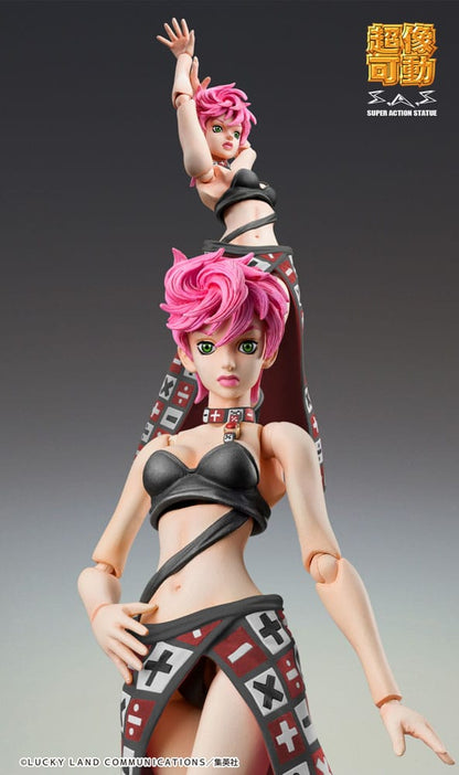 JoJo's Bizarre Adventure - Trish Una, Part 5 Super Action Figure Black Ver. 15 cm