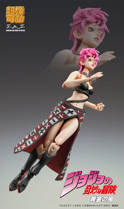JoJo's Bizarre Adventure - Trish Una, Part 5 Super Action Figure Black Ver. 15 cm