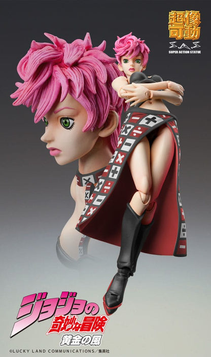JoJo's Bizarre Adventure - Trish Una, Part 5 Super Action Figure Black Ver. 15 cm