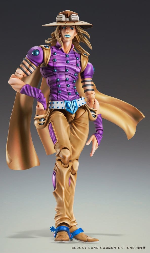JoJo's Bizarre Adventure - Gyro Zeppeli, Part 7: Steel Ball Run Super Action Actionfigur Chozokado Ver.1.5 16 cm