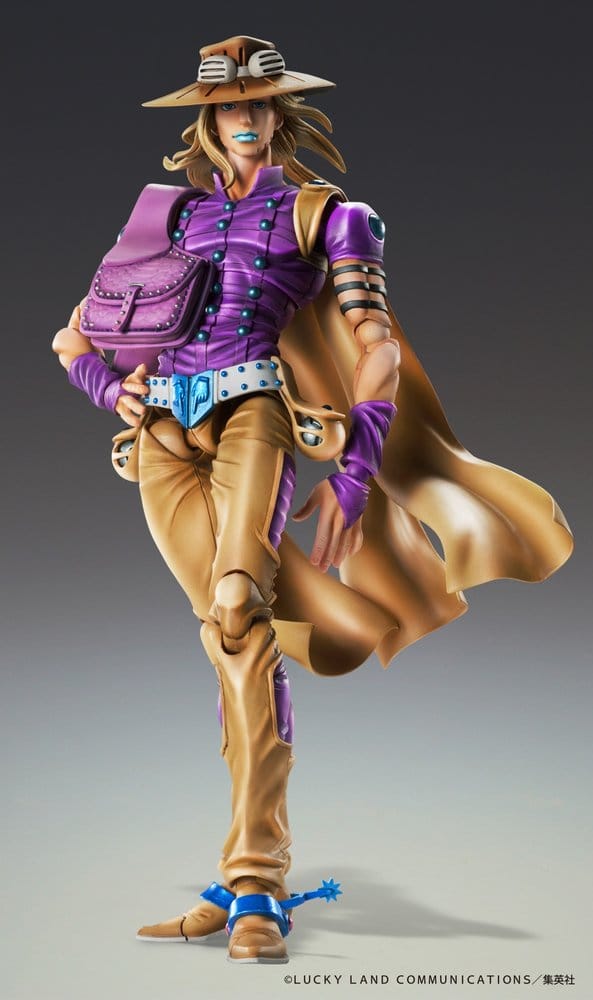 JoJo's Bizarre Adventure - Gyro Zeppeli, Part 7: Steel Ball Run Super Action Actionfigur Chozokado Ver.1.5 16 cm