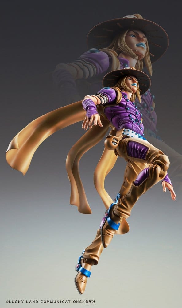 JoJo's Bizarre Adventure - Gyro Zeppeli, Part 7: Steel Ball Run Super Action Actionfigur Chozokado Ver.1.5 16 cm