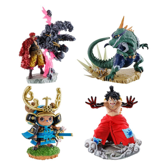 One Piece - Petitrama PVC Mini Statue Logbox Re Birth Wano Country Vol. 2 Set 9 cm