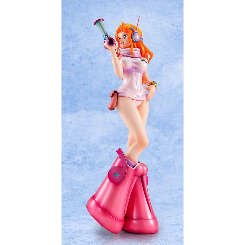 One Piece - Nami, Portrait Of Pirates PVC Statue Evolutionary History 25 cm