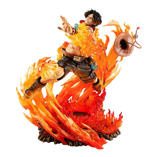 One Piece - Portgas D. Ace, P.O.P PVC Statue NEO-Maximum 15th Anniversary Super Limited Reprint Ver. 23 cm