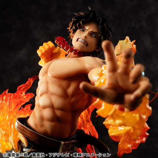 One Piece - Portgas D. Ace, P.O.P PVC Statue NEO-Maximum 15th Anniversary Super Limited Reprint Ver. 23 cm