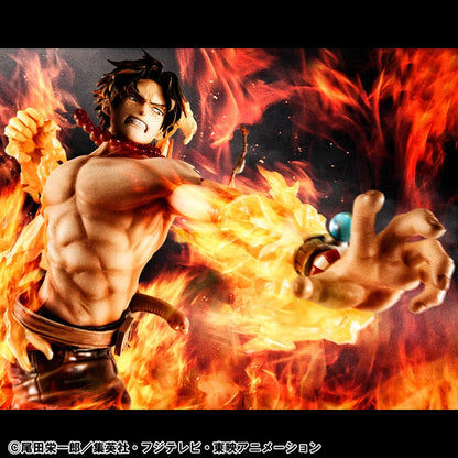 One Piece - Portgas D. Ace, P.O.P PVC Statue NEO-Maximum 15th Anniversary Super Limited Reprint Ver. 23 cm